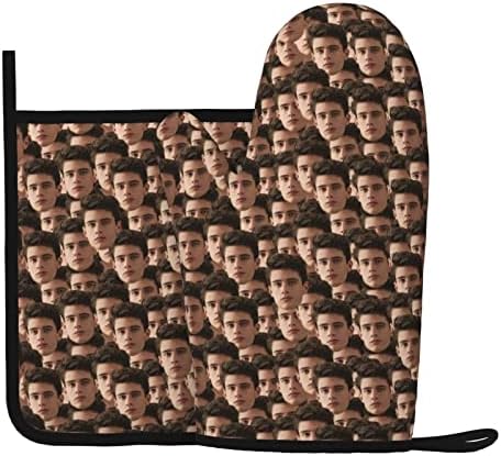 Custom Face Oven Mitts for Mom Dad Family