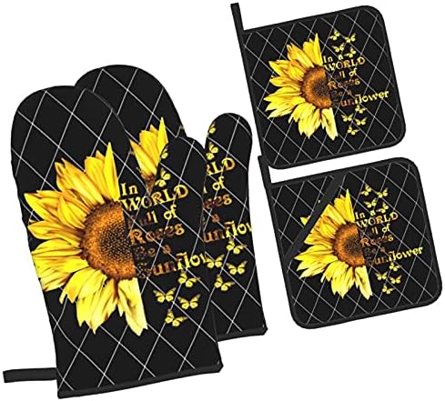 Happy Camper Oven Mitts Set