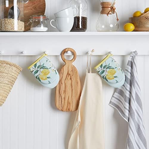 Martha Stewart Lemon Whimsy Mini Oven Mitts 2-Pack