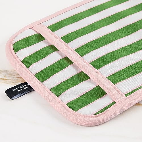 KATE SPADE NEW YORK Botanical Stripe Cotton Pot Holder Set