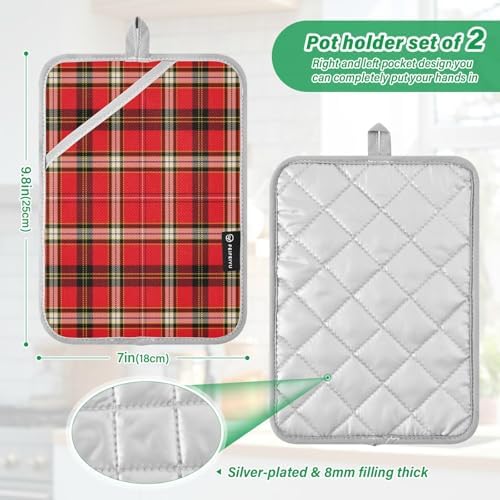 KBrilliant Heat-Resistant Potholders