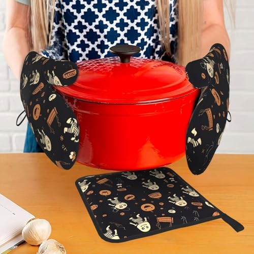 buster-set oven mitts