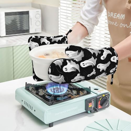 Halloween Silicone Oven Mitts Set