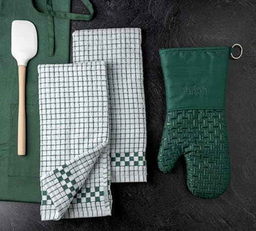 XLNT Extra Long Oven Mitts with Teflon EcoElite Finish
