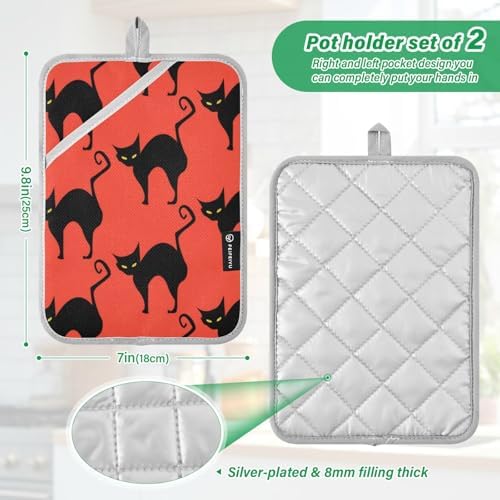 Perfect Halloween Potholders for Baking Cooking