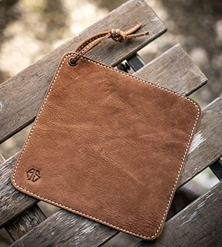 Angus Stoke Buffallo Leather Potholders