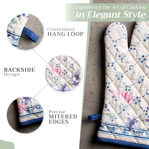 Crisp Comfortable Oven Gloves