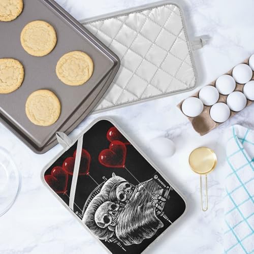 Love Oven Halloween 2-Piece Pot Holder Set