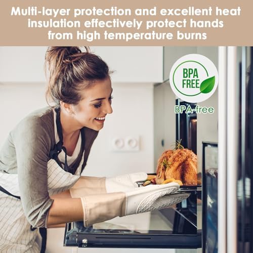 7-Piece Oven Mitts Pot Holders Set