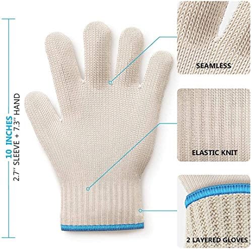 Killers Instinct Heat-Resistant Oven Gloves with Fingers Kitchen Warriors Best Friend