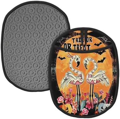 Halloween Flamingos Pot Holders for Kitchen - Heat-Resistant