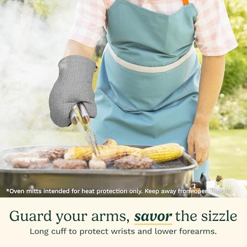 Heat-Resistant Oven Mitts for Safe Cooking Baking