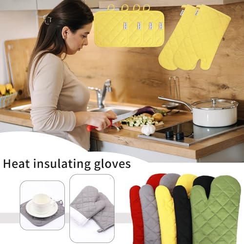 Win Change 6 Piece Oven Mitts and Pot Holders Set