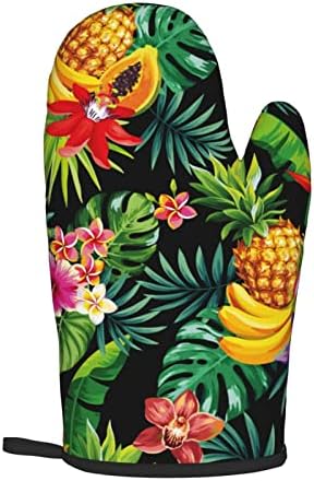 Aoojanu Tropical Fruit Oven Mitts Pot Holders 2 Set