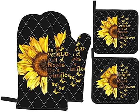 Happy Camper Oven Mitts Set