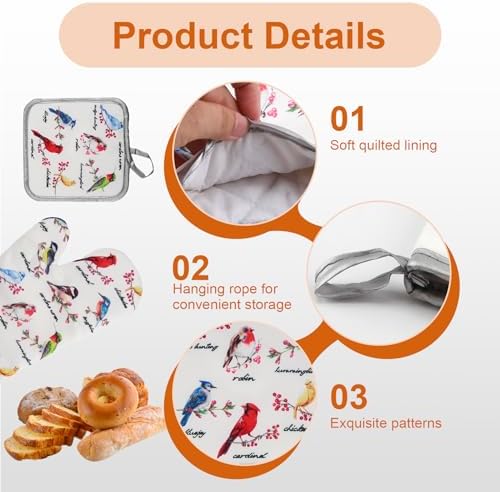 Pioneer Woman Oven Mitts Pot Holders Set
