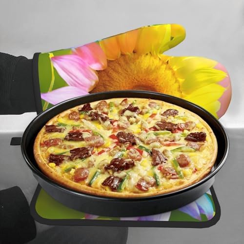 Perfect Oven mitt set heat resistant Non-Slip kitchen tools