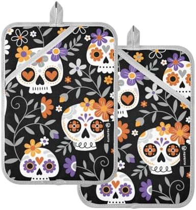 Two-Piece Halloween Potholders for Kitchen Dynamics
