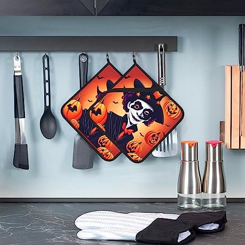 Halloween Fun Heat-Resistant Non-Slip Potholders for Safe Kitchen Experiments