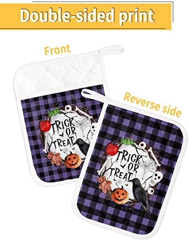 Trick or Treat Kitchen Potholders