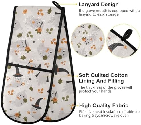 Susiyo Double Oven Mitts Halloween Ghosts
