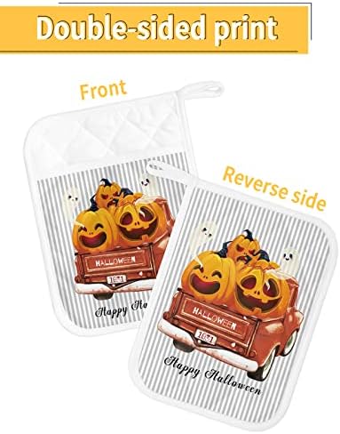 JasmineM Halloween Pumpkins Ghosts Potholders Set of 5