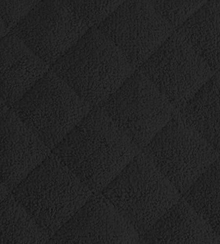 Versatile Safe 3-Piece Cotton Potholders Set Black