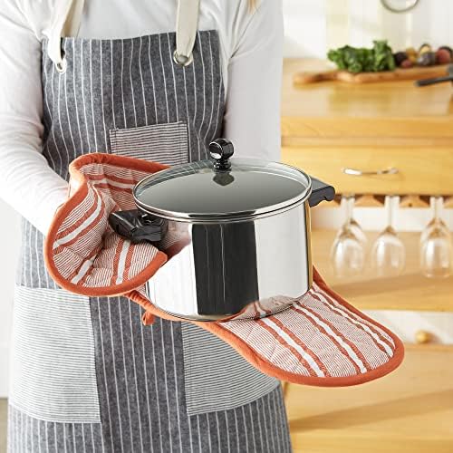 Double-Strip Heat-Resistant Oven Mitt