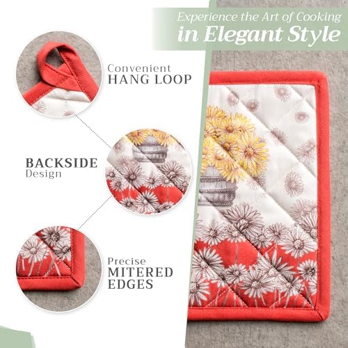 Maison d Hermine 8x8 Quilted Cotton Potholder