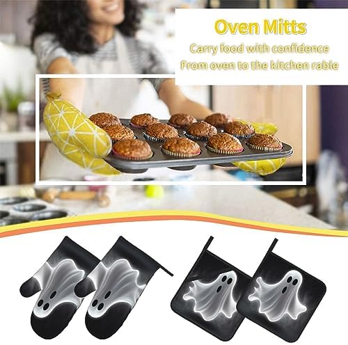 KLOPH 4-Piece Oven Mitts and Pot Holders Set