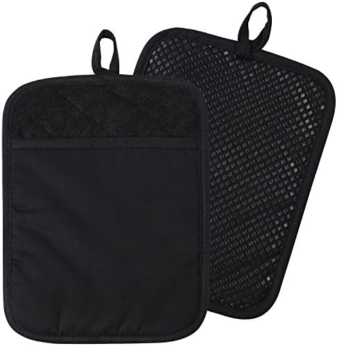 100 Cotton Silicone Potholders Set of 2