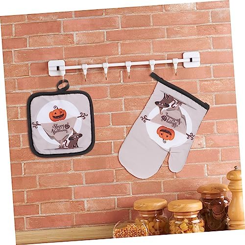 VINTORKY Halloween Oven Mitts Set
