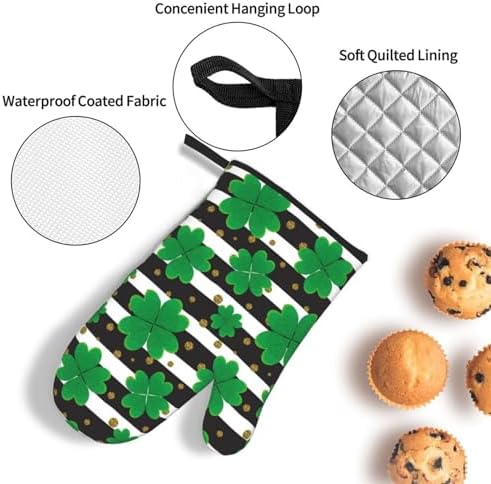 St Patricks Day 3 Piece Oven Mitt Set