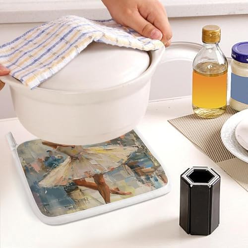 Secure Heat-Resistant Potholders Oven Mitts Set for Kitchen Use