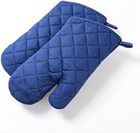 Anyi Oven Mitts Heat-Resistant Heat Protection for Kitchen Grilling Baking