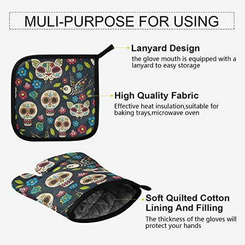 Home Kitchen Halloween Oven Mitts