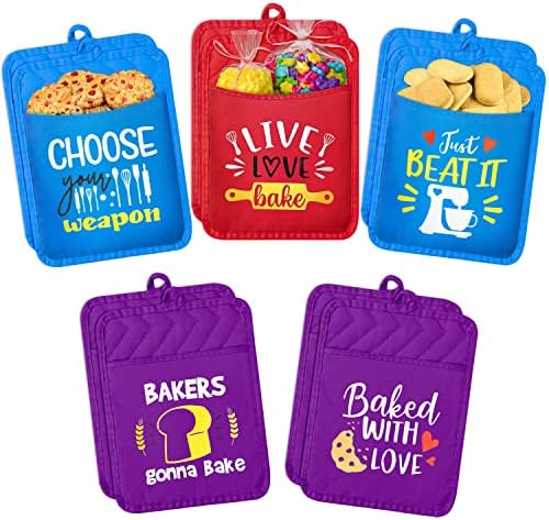 R HORSE 10-Piece Funny Baking Potholders