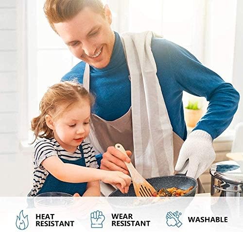 Killers Instinct Heat-Resistant Oven Gloves with Fingers Kitchen Warriors Best Friend