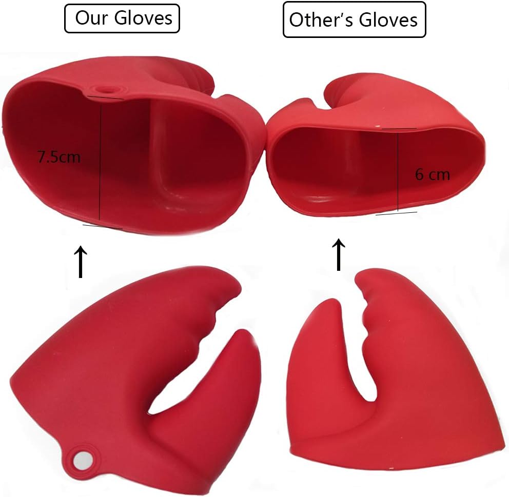 Perfect for Baking Grilling lobster claw oven mitts