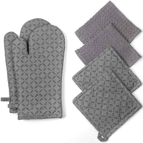 Safe Oven Mitts and Cleaning Essentials