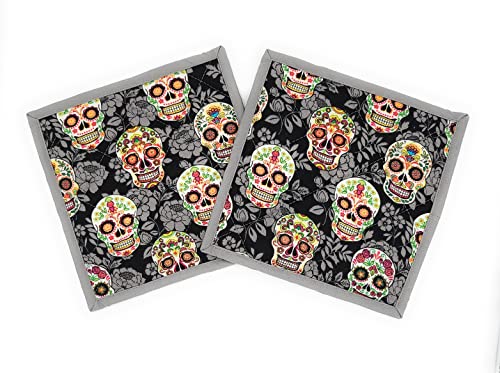Da de Muertos Potholders Set