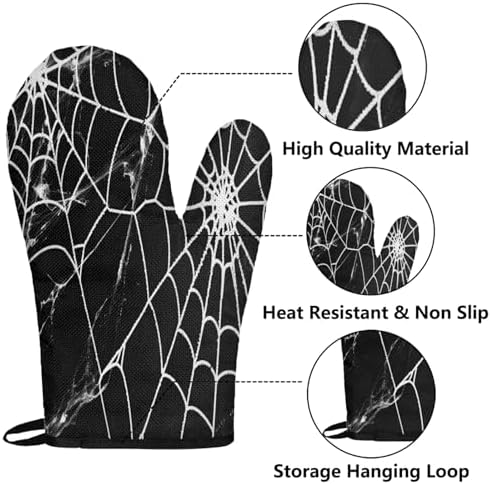 TropicalLife 4Pc Oven Mitts and Pot Holders Set