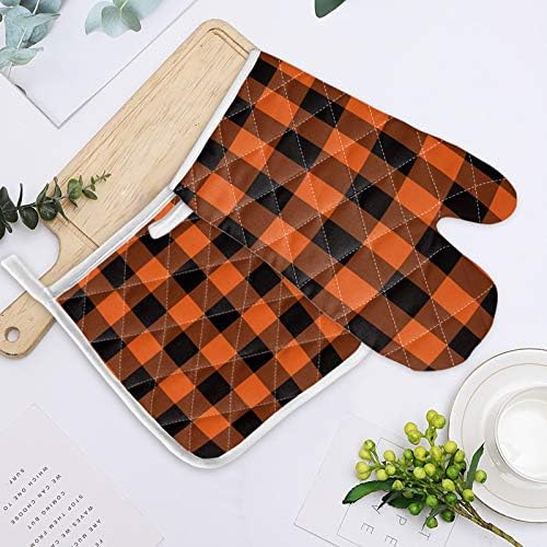 Oven Mitts Potholders Set for Heat-Resistant Cooking