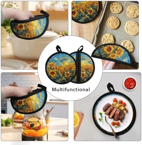 Revolutionary Kitchen Design Heat-Blocking Oven Mitts for Safe Cooking