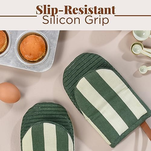 Folkulture Mini Oven Mitts Heat Resistant 575 x 9 Set of 2