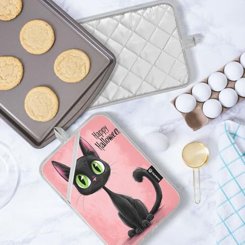 Halloween Cat Pot Holder 2-Piece Set