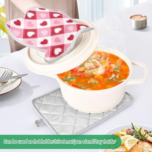 Cldeci Oven Mitt Heat Resistant Potholders