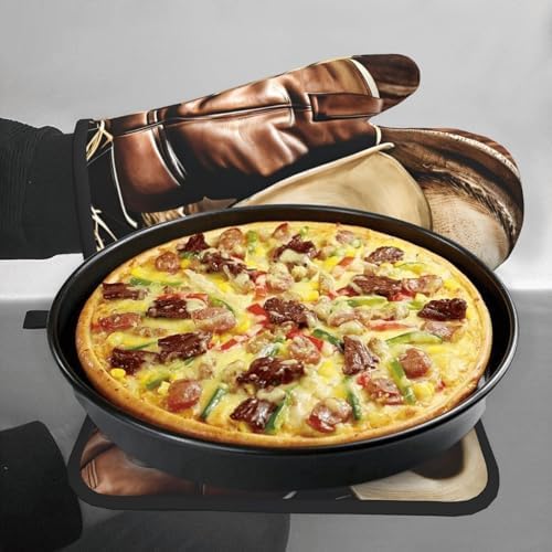 Fortified Cowboy Hat 2-Piece Oven Mitt Pot Holder Set