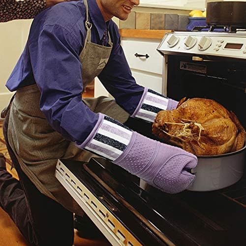 Heat-Resistant Oven Mitt Pair
