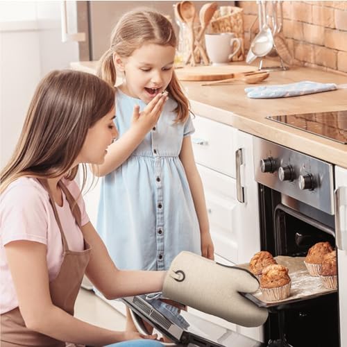 Handle the Heat Like a Pro Heat-Resistant Oven Mitts Set of 2